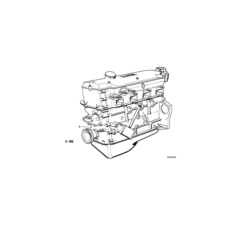 Genuine BMW 11009059264 E12 E28 E21 Set Mounting Parts Short Engine (Inc. 316, 518 & 318) | ML Performance UK Car Parts