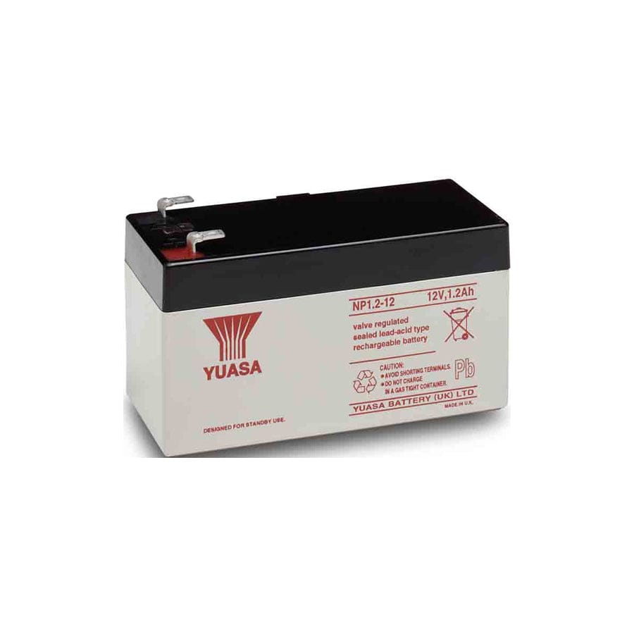 Yuasa NP1.2-12 Industrial Valve Regulated Lead Acid Battery (2V 12Ah) | ML Performance UK Car Parts
