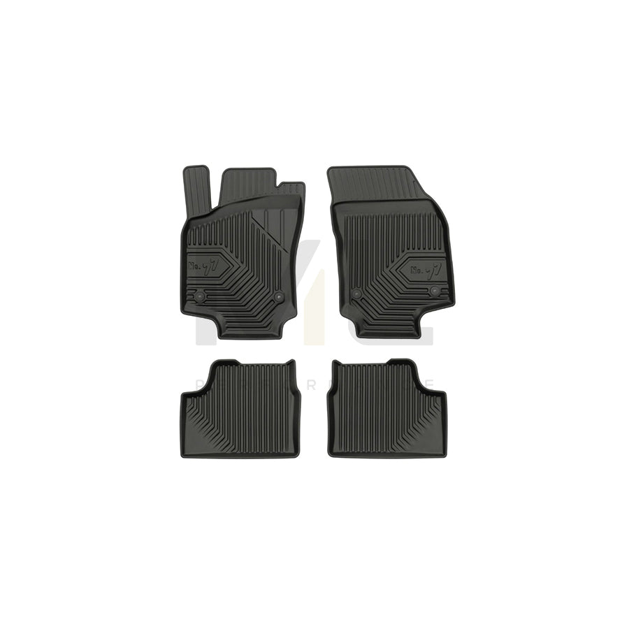 FROGUM Tailored, No.77 77407091 Floor mat set for OPEL ASTRA Elastomer, Front and Rear, Quantity: 4, Black | ML Performance Car Parts