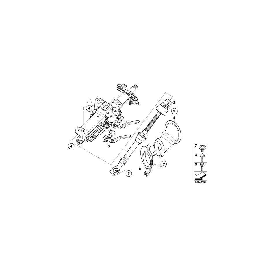 Genuine BMW 32306766052 F03 F07 E60 Fillister Head With Washer (Inc. 528iX, 635d & 760i) | ML Performance UK