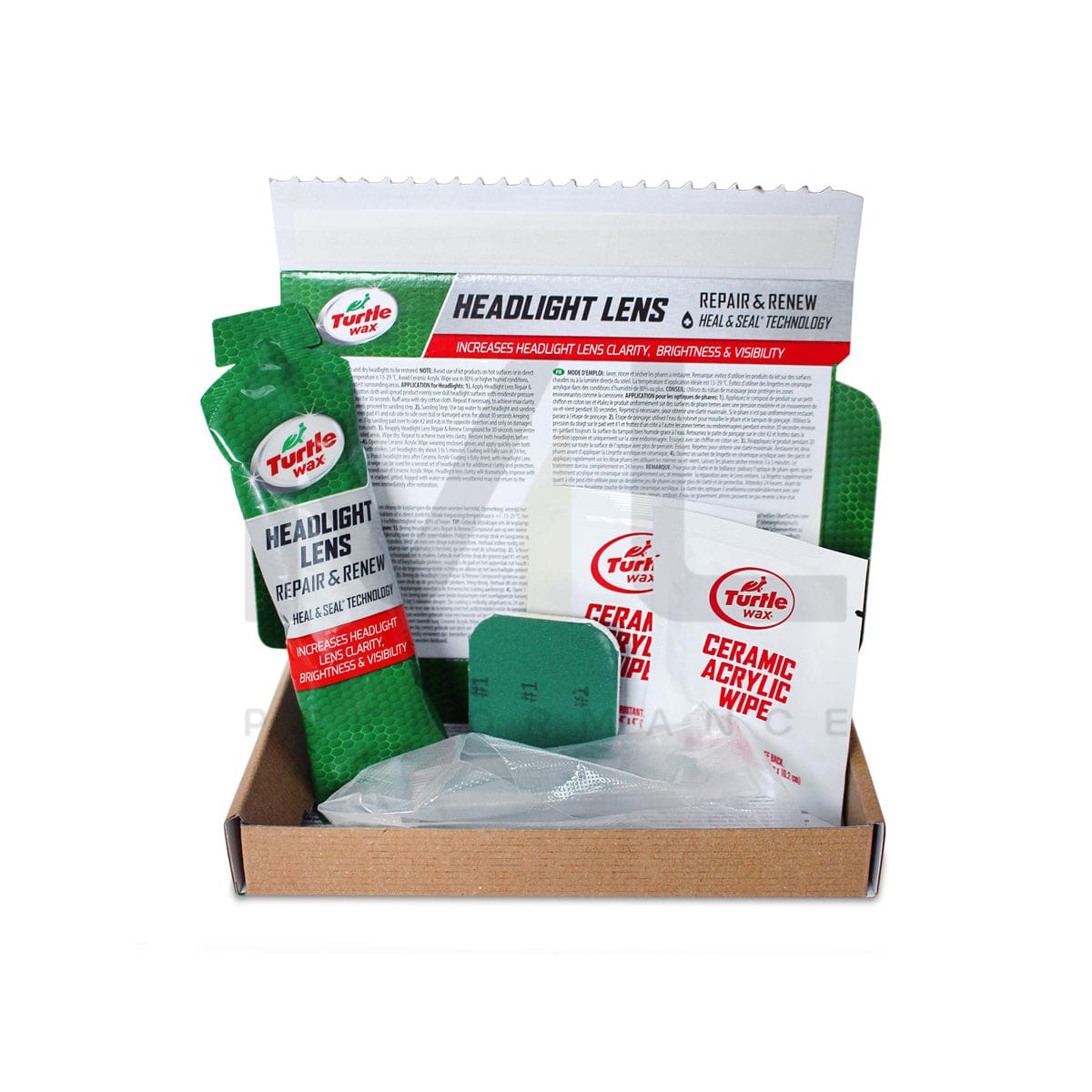Turtle Wax Speed Headlight Lens Repair & Renew Kit