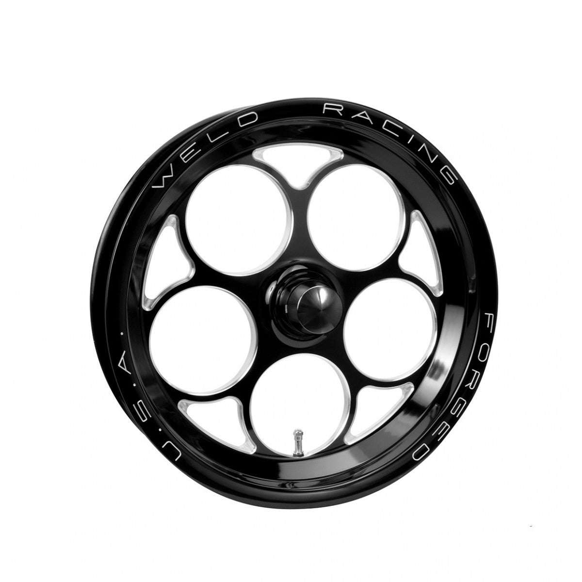 Weld 86B-15000 Magnum Frontrunner Wheel 15x3.5 Anglia Spindle ET-13 BS1.75 Black