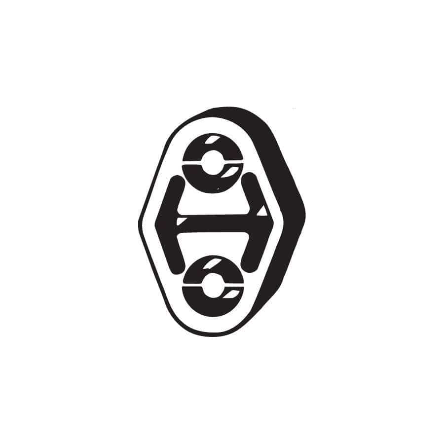 Bosal 255-085 Rubber Strip, Exhaust System For Audi 80