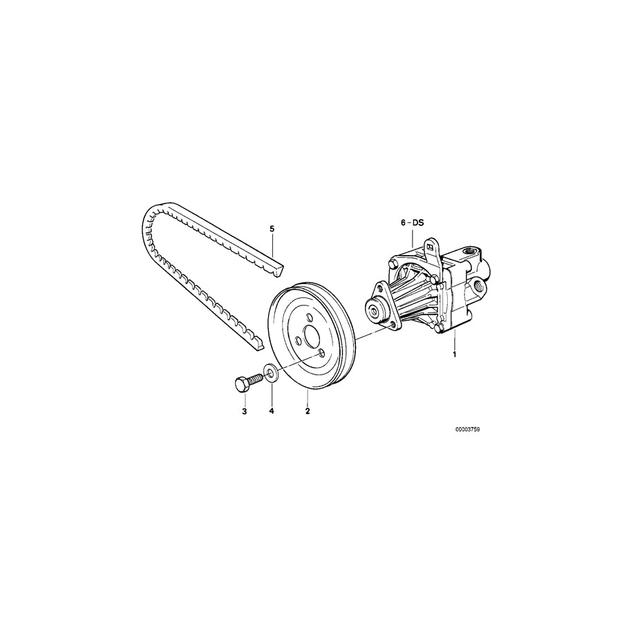Genuine BMW 32412226856 E30 Gasket Set Vane Pump M SPORT E 3 (Inc. M3) | ML Performance UK