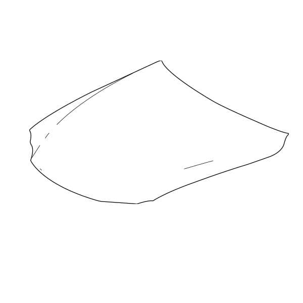 Genuine Lexus 53301-53091 IS Phase 3 Bonnet