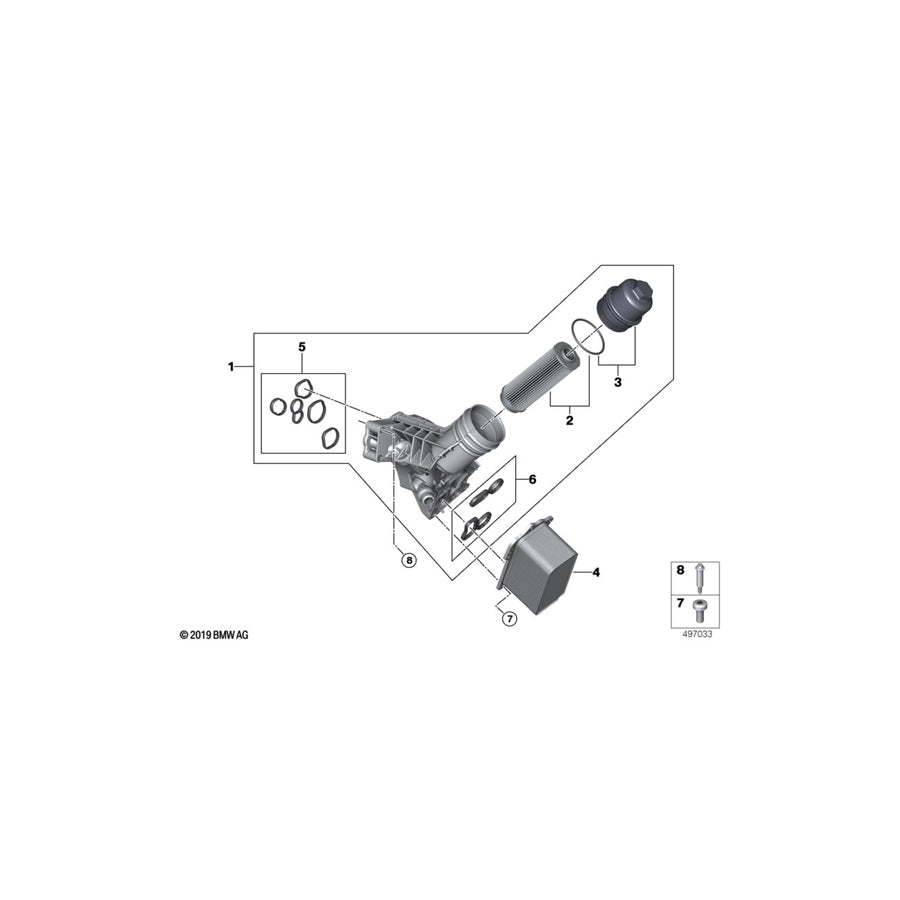 Genuine BMW 11428583902 G11 G31 G12 Heat Exchanger (Inc. 750dX, 750LdX & M550dX) | ML Performance UK Car Parts