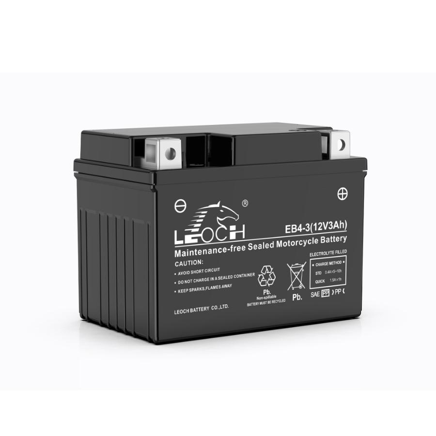 LT4-3 Leoch Powerstart AGM Motorcycle Battery | ML Performance UK Car Parts