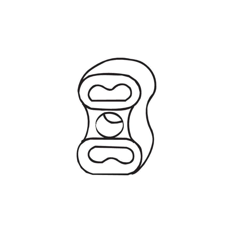 Bosal 255-949 Rubber Strip, Exhaust System