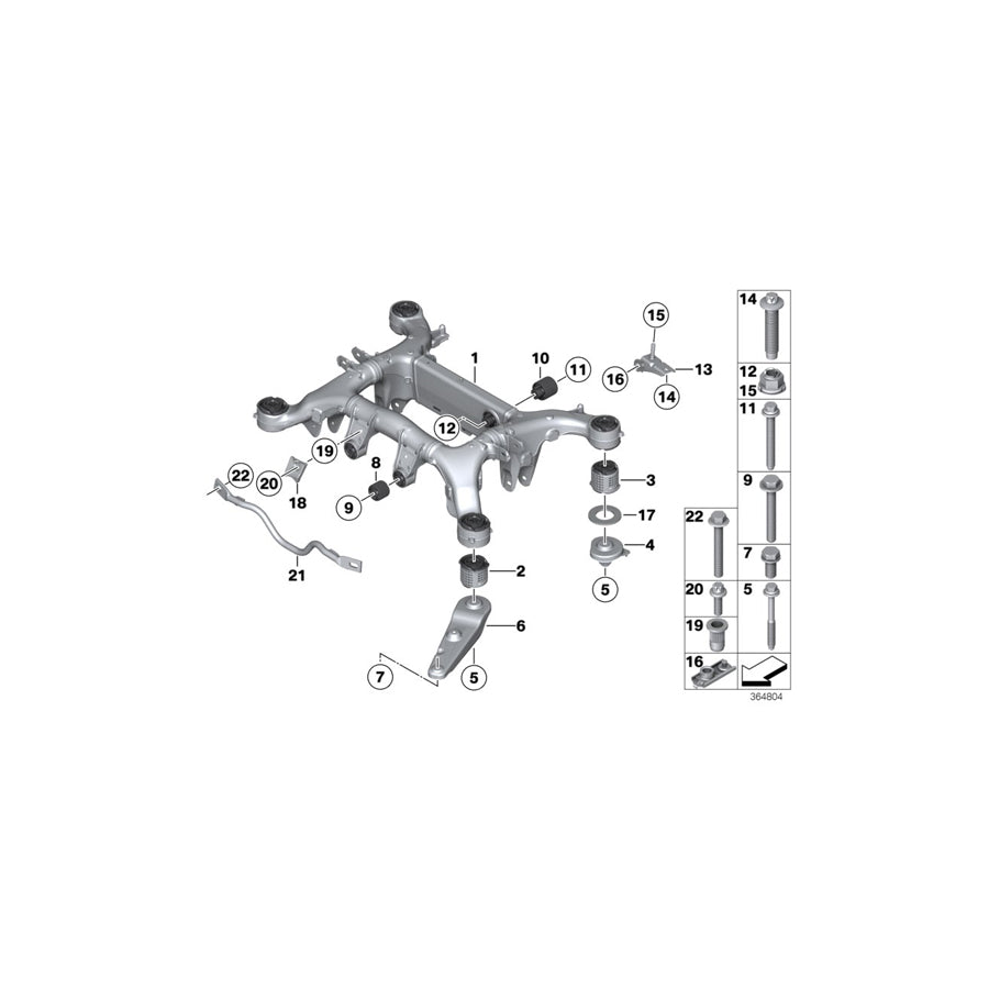 Genuine BMW 33316798728 F13 F10 F11 Vibration Absorber Right (Inc. Cullinan Black Badge, 550i & 650iX 4.0) | ML Performance UK
