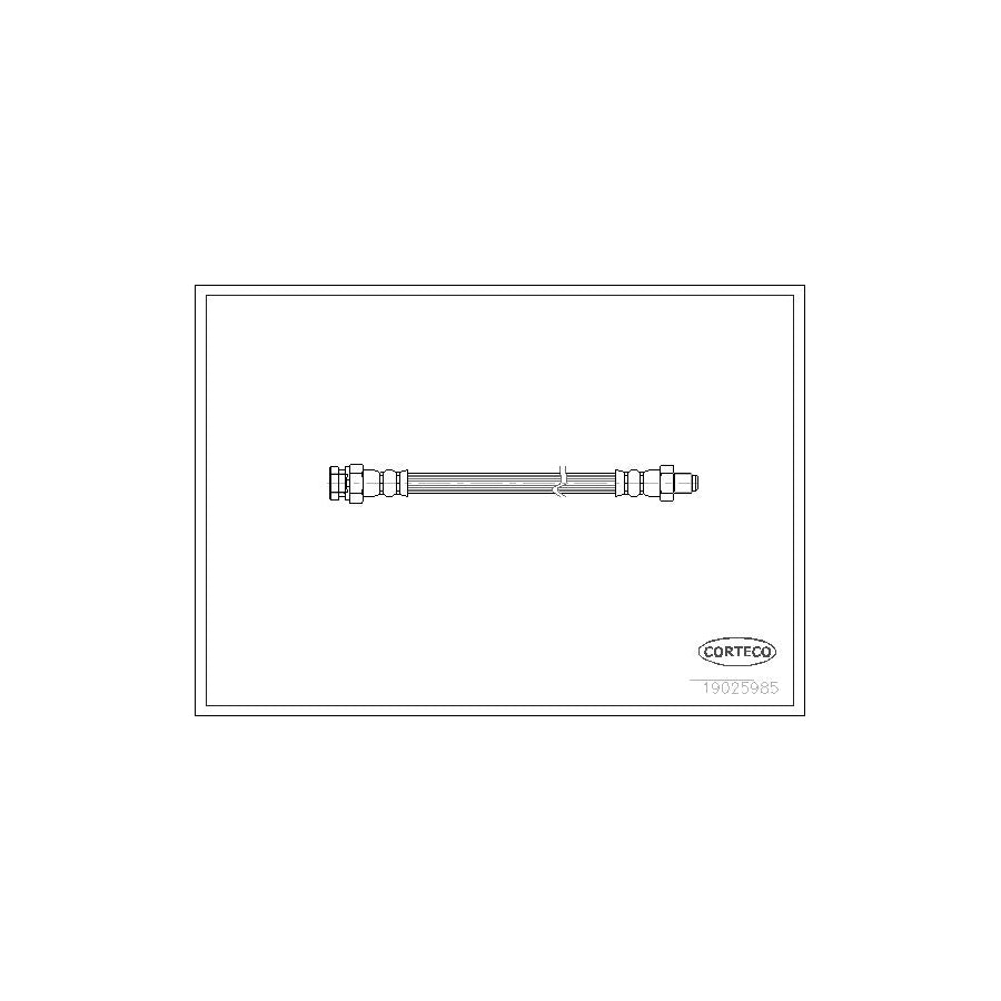 Corteco 19025985 Brake Hose | ML Performance UK