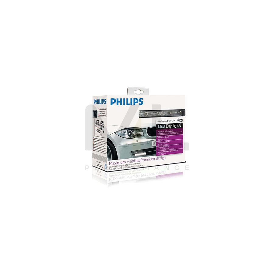 PHILIPS 12824WLEDX1 Daytime running lights kit 12V, LED | ML Performance Car Parts