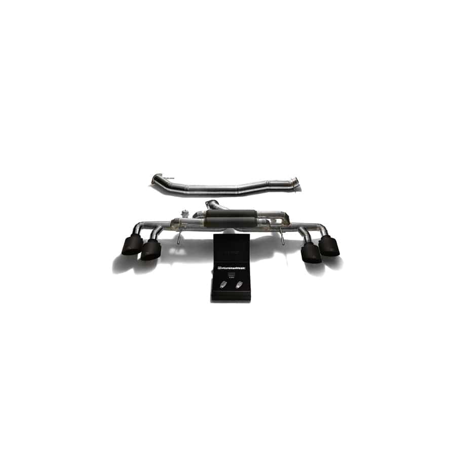 Armytrix NI35TS-QT11M Titanium Valvetronic 90mm Race Exhaust System Nissan GT-R R35 2007-2021 with Quad Matte Black 5" | ML Performance UK UK Car Parts