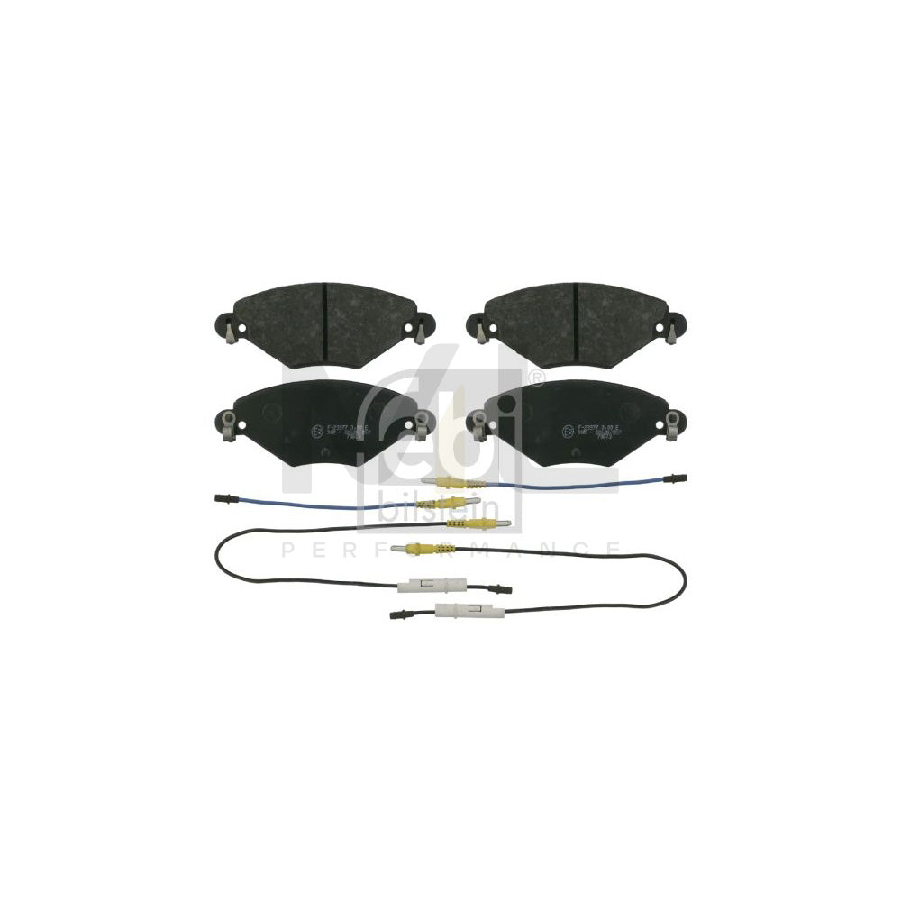 Febi Bilstein 16417 Brake Pad Set For Citroën C5 Front Axle, Incl. Wear Warning Contact | ML Performance Car Parts