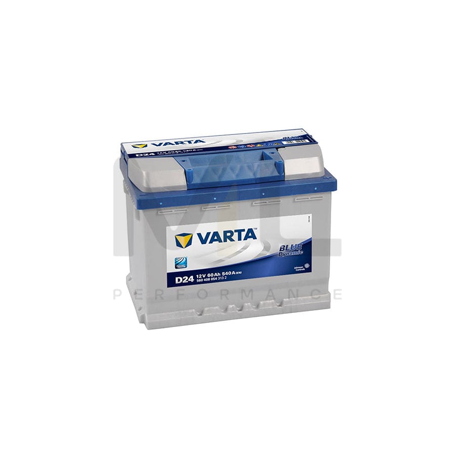 Varta D24 Type 027 Blue Dynamic Car Battery 12V 60Ah 560408054
