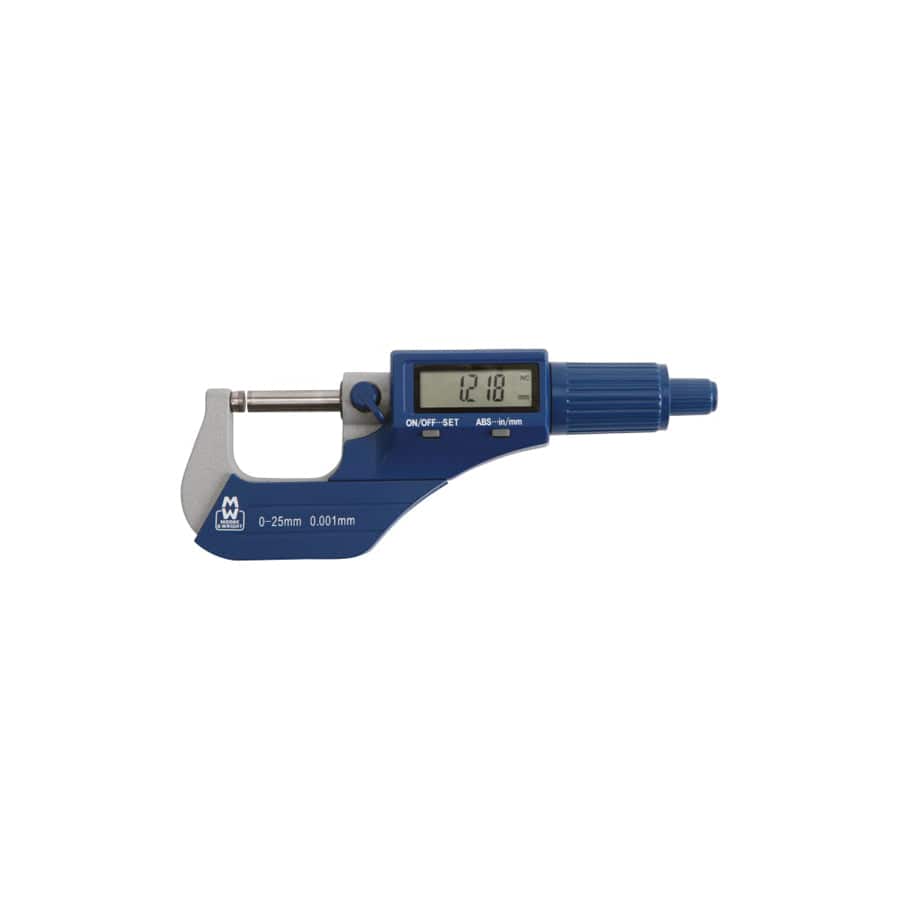 Moore & Wright MAW20001DBL MW200-01DBL Digital External Micrometer 0-25mm/0-1in 0.001mm/.00005in | ML Performance UK