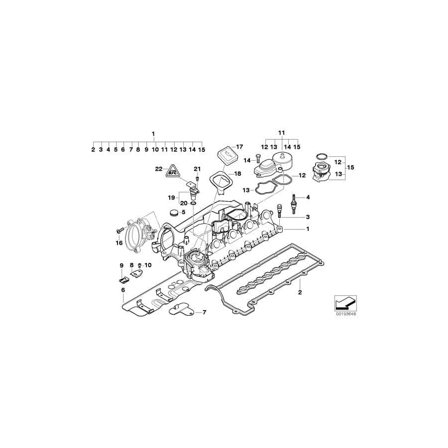 Genuine BMW 11127792458 E83 E60 E61 Heat Protection Shield (Inc. 320d, 520d & X3 2.0d) | ML Performance UK Car Parts