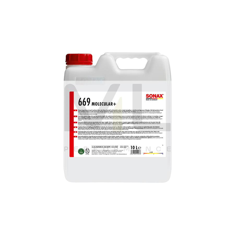 Sonax MOLECULAR+ with IntelliWash 10L | ML Performance Car Care