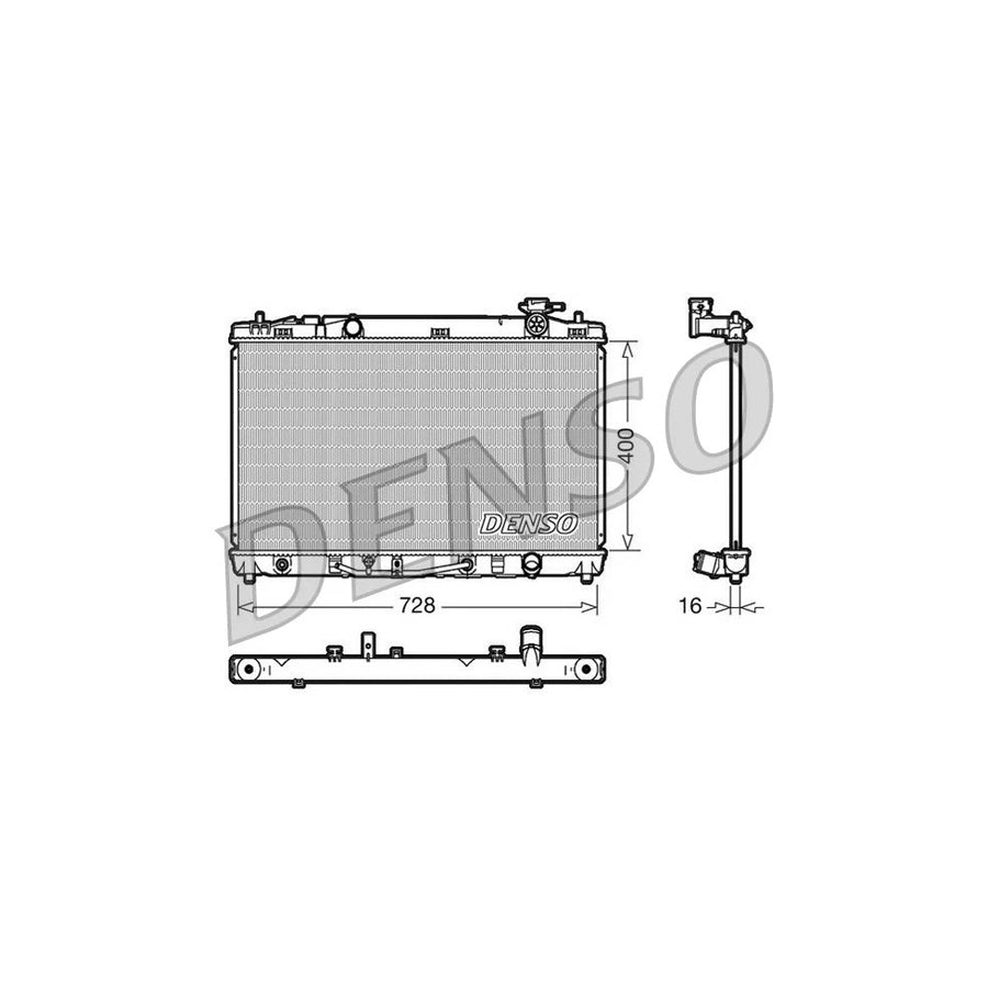 Denso DRM50041 Drm50041 Engine Radiator For Toyota Camry Vi Saloon (_V4_) | ML Performance UK