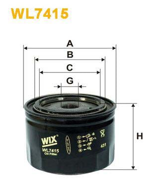 WIX Filters WL7415 Oil Filter