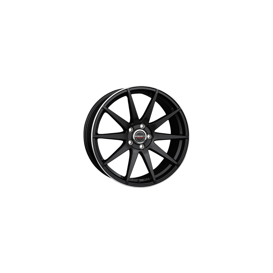 Borbet GTX 8.5x20 ET24 GTX 852024112566,5BRPM Matt Black Rim Polished Wheel | ML Performance UK Car Parts