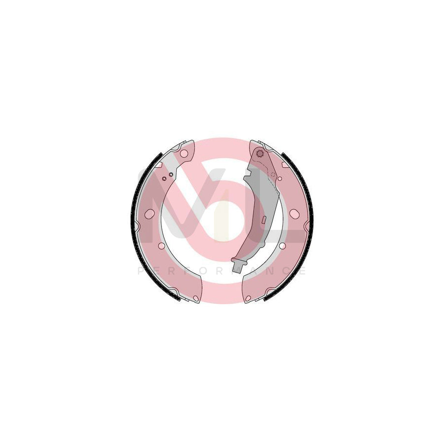 BREMBO S 85 544 Brake Shoe Set for SKODA RAPID with handbrake lever | ML Performance Car Parts