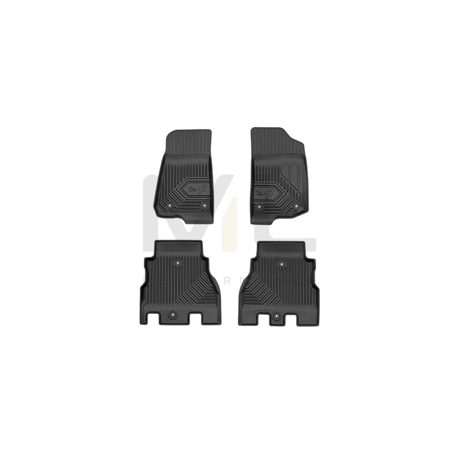 FROGUM Tailored, No.77 77409866 Floor mat set Elastomer, Front and Rear, Quantity: 4, Black | ML Performance Car Parts