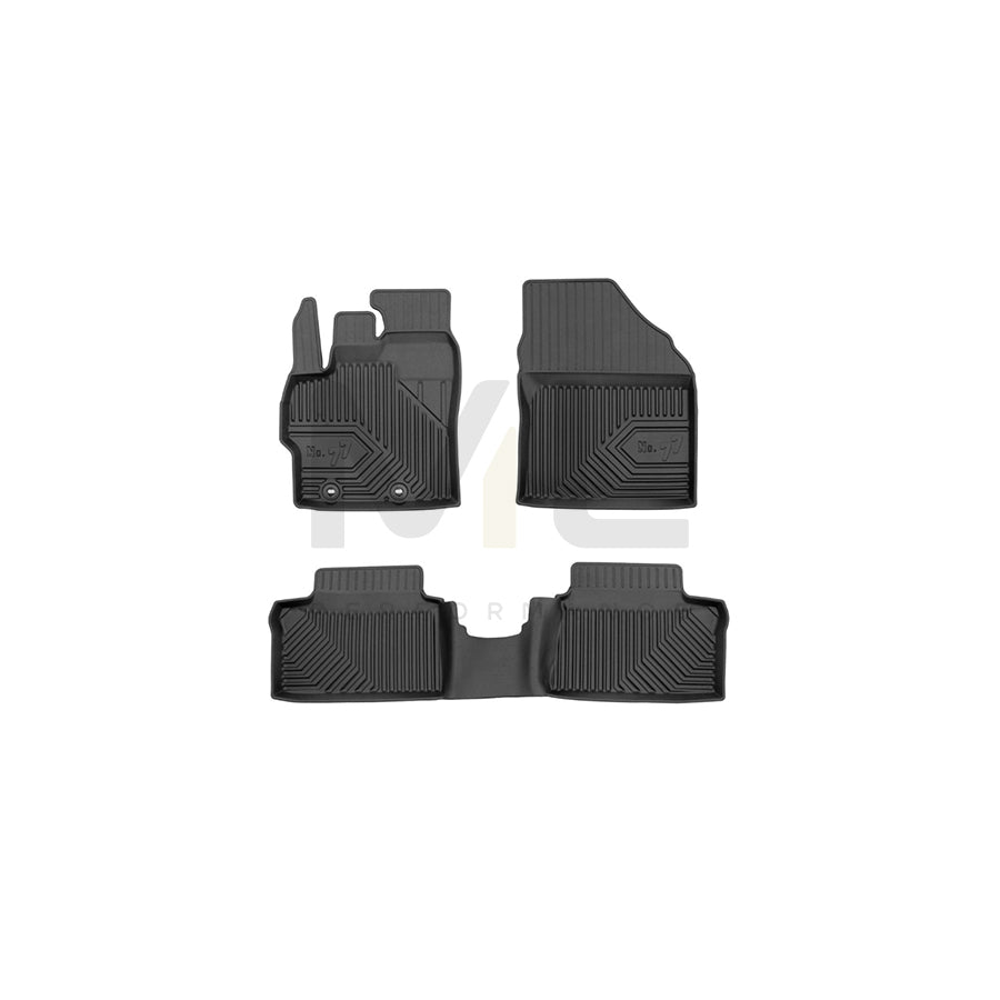 FROGUM Tailored, No.77 77426474 Floor mat set for TOYOTA Yaris Cross (MXP_) Elastomer, Front and Rear, Quantity: 3, Black | ML Performance Car Parts