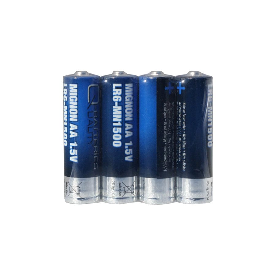 Q-Batteries Mignon AA LR06 1.5V Alkaline Batteries 4pcs Foil – ML  Performance
