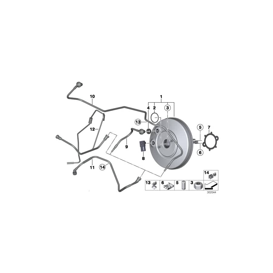 Genuine BMW 11667645464 Clip (Inc. Cooper ALL4, Cooper S ALL4 & JCW ALL4) | ML Performance UK Car Parts