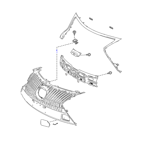 Genuine Lexus 53101-24060 RC Phase 1 Luxury Front Grille Assembly