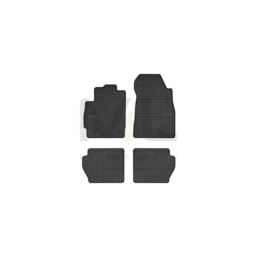 FROGUM 0864 Floor mat set for MAZDA 2 Hatchback (DE, DH) Elastomer, Front and Rear, Quantity: 4, Black | ML Performance Car Parts