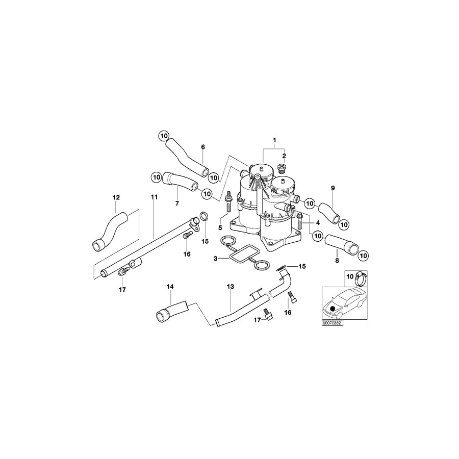 Genuine BMW 11152249713 E38 E65 Threaded Bolt (Inc. 740d) | ML Performance UK Car Parts