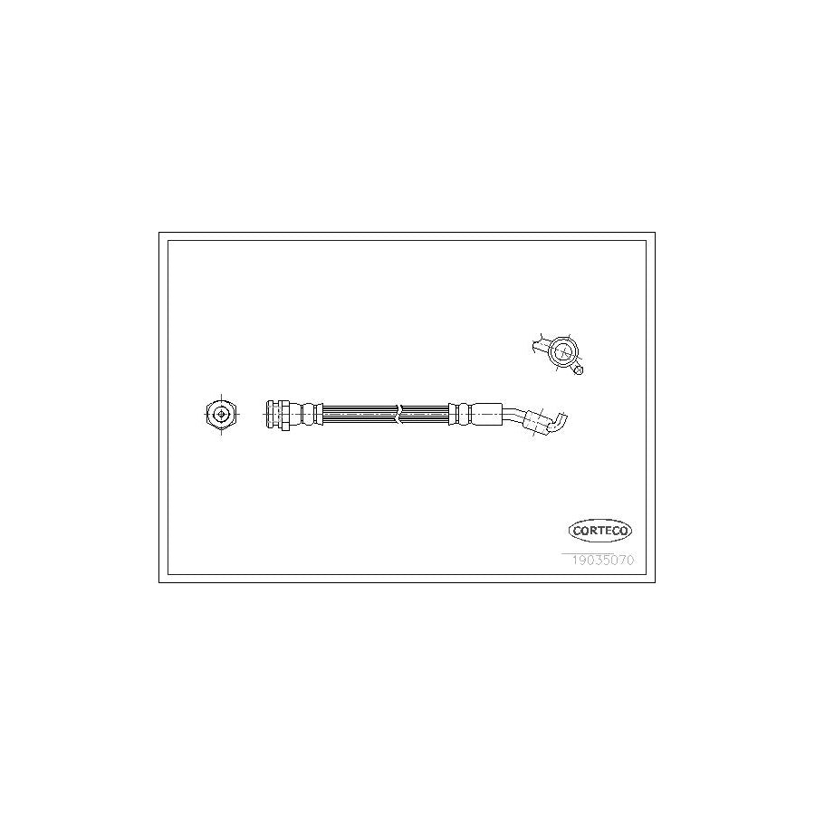 Corteco 19035070 Brake Hose | ML Performance UK