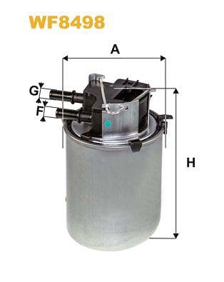 WIX Filters WF8498 Fuel Filter For Nissan Qashqai