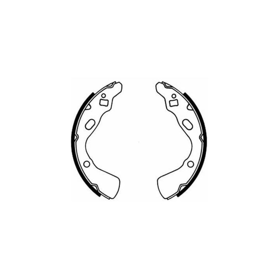 ABE C03030ABE Brake Shoe Set