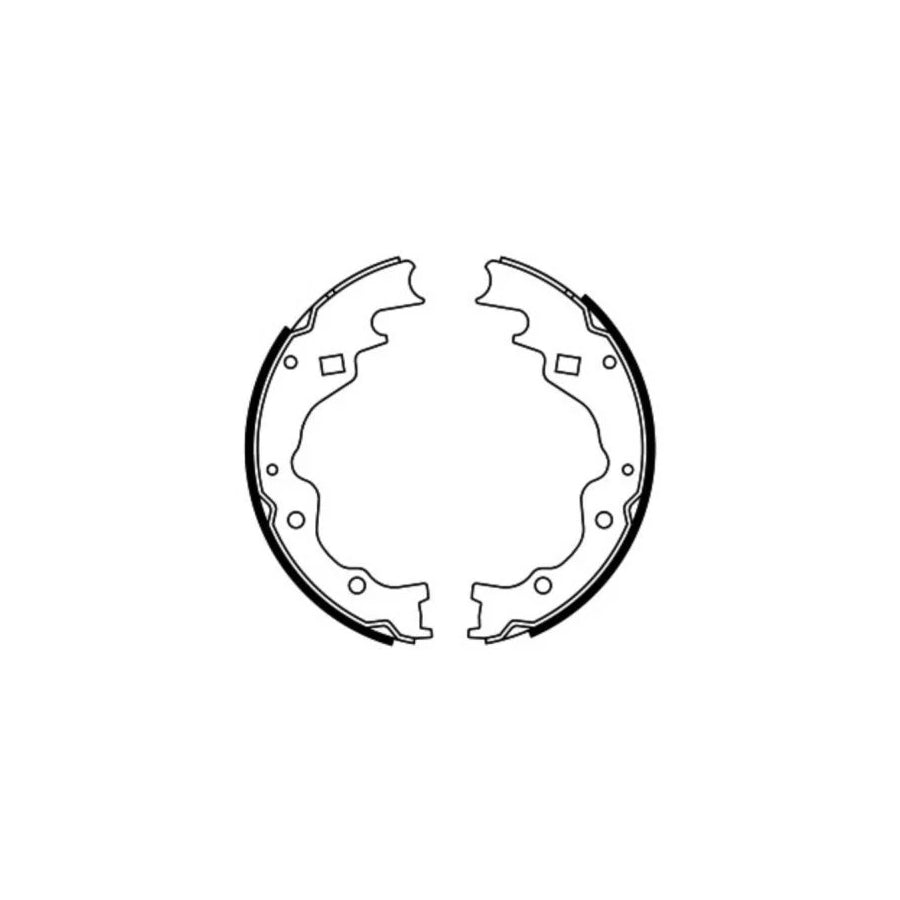 ABE C03025ABE Brake Shoe Set