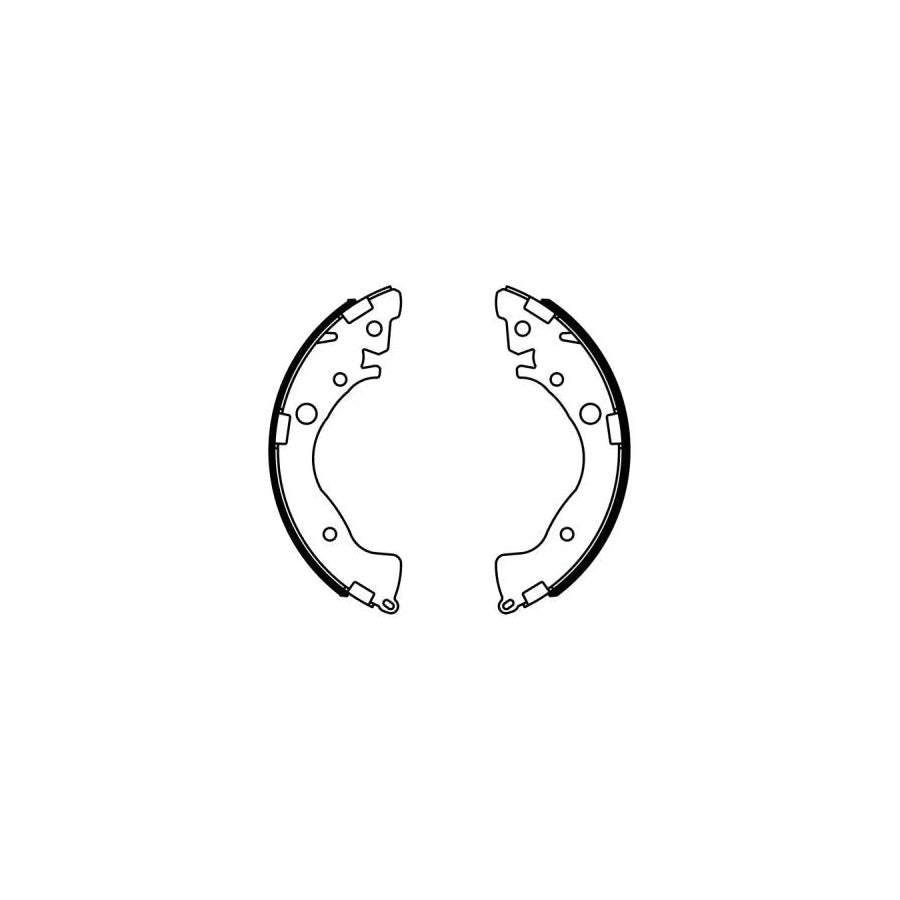 ABE C04022ABE Brake Shoe Set