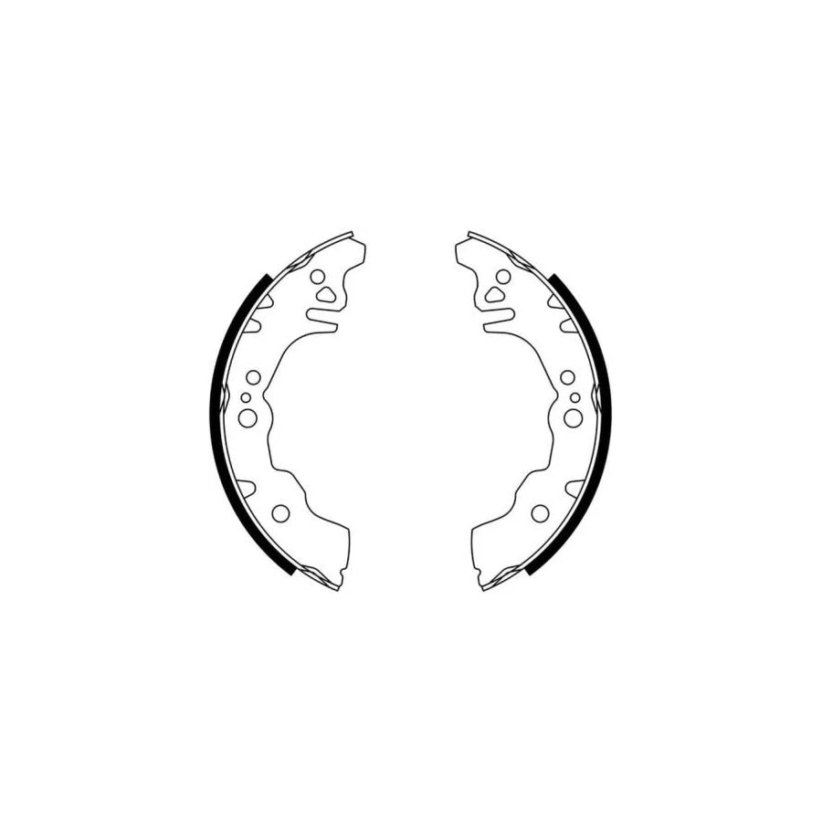 ABE C06011ABE Brake Shoe Set