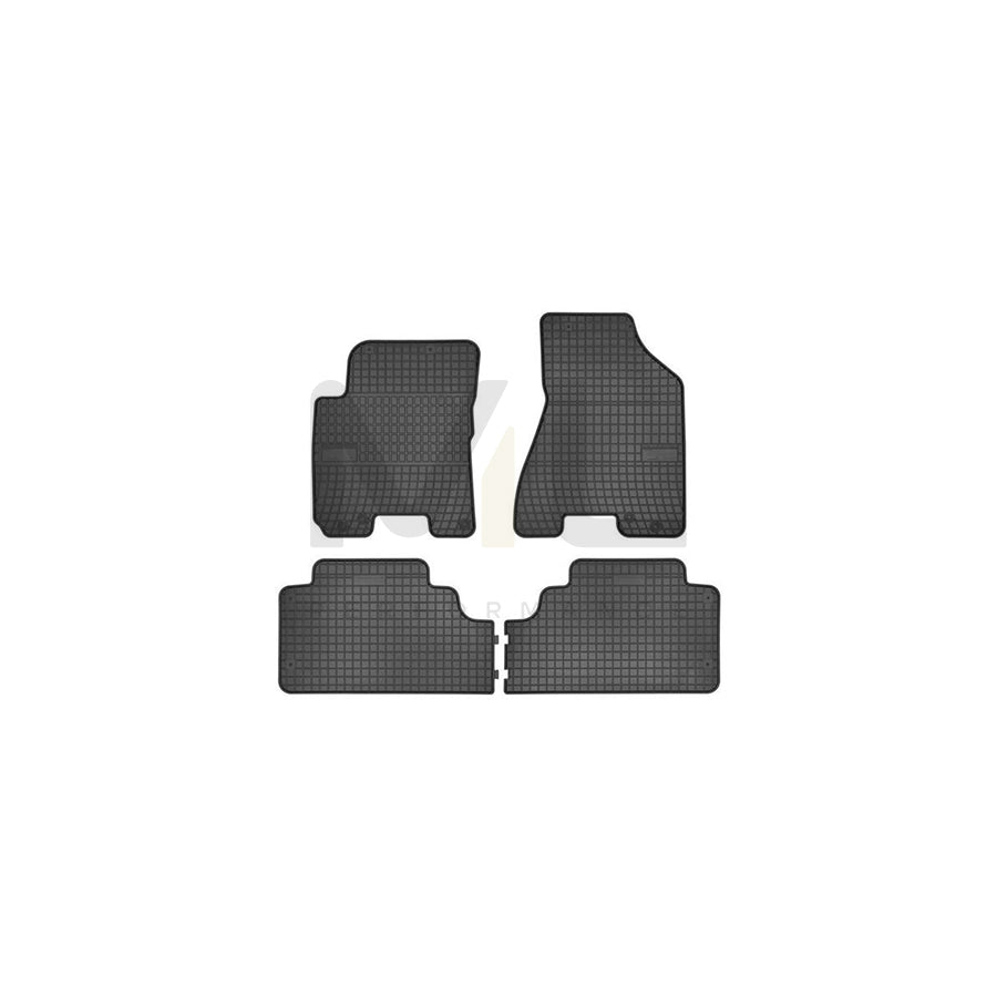 FROGUM Tailored 0436 Floor mat set Elastomer, Front and Rear, Quantity: 4, Black | ML Performance Car Parts