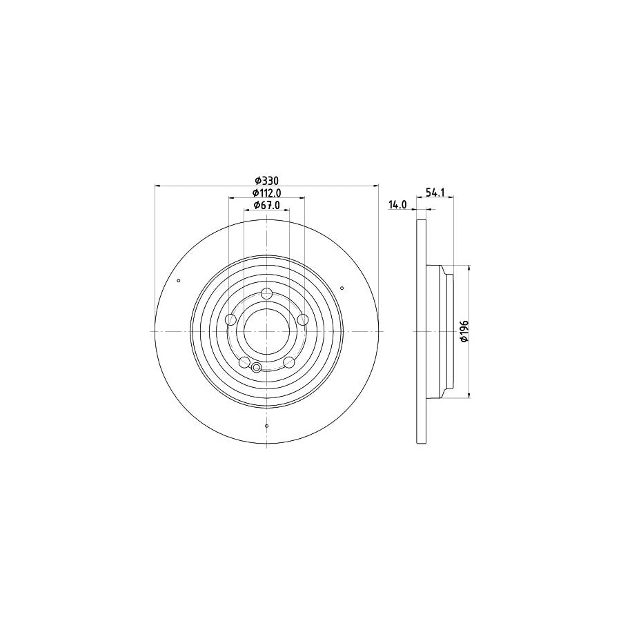 Hella 8FT 351 335-111 Dryer, Air Conditioning