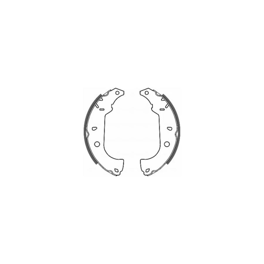 ABE C0F004ABE Brake Shoe Set
