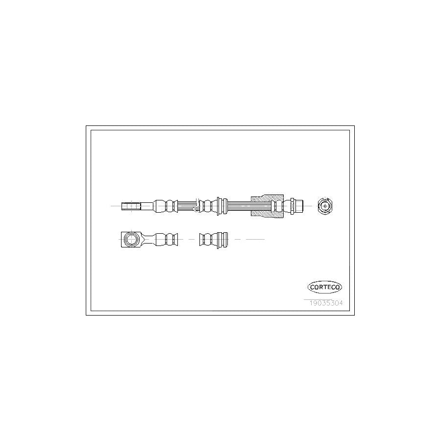 Corteco 19035304 Brake Hose | ML Performance UK