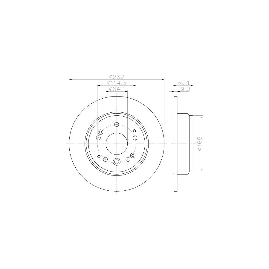 Hella 8FT 351 335-241 Dryer, Air Conditioning