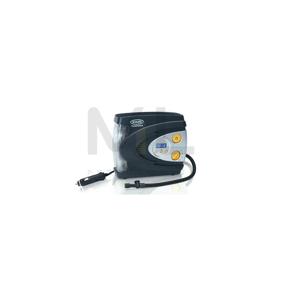 RING RAC630 Air compressor 12V, 100 psi, 6.9 bar, cigarette lighter powered portable | ML Performance Car Parts