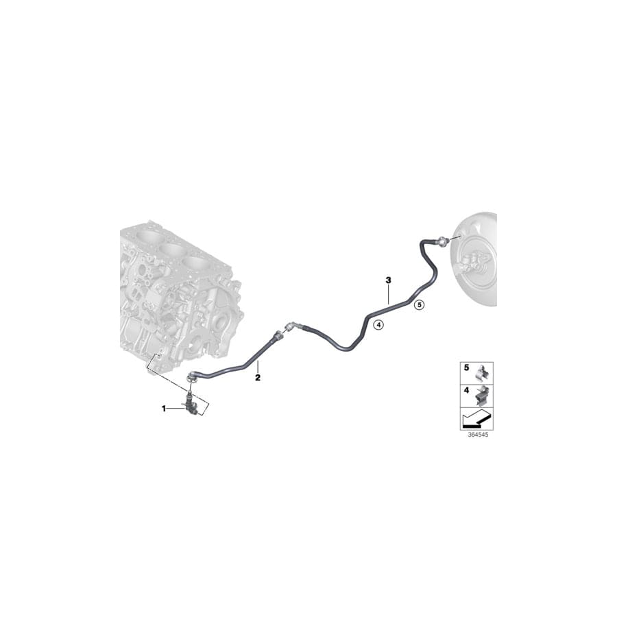 Genuine BMW 11668572837 F11 F30 F33 Holder (Inc. 418d, X4 30dX & 740dX) | ML Performance UK Car Parts