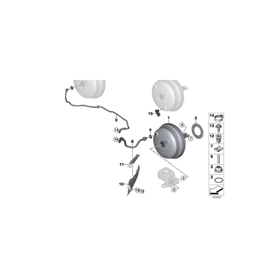 Genuine BMW 11668570108 F15 Vacuum Pipe (Inc. X5 25d & X5 25dX) | ML Performance UK Car Parts