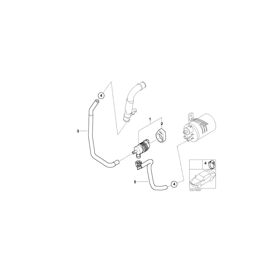 Genuine BMW 13907833397 E85 E86 Fuel Tank Breather Line (Inc. & Z4 M3.2) | ML Performance UK Car Parts