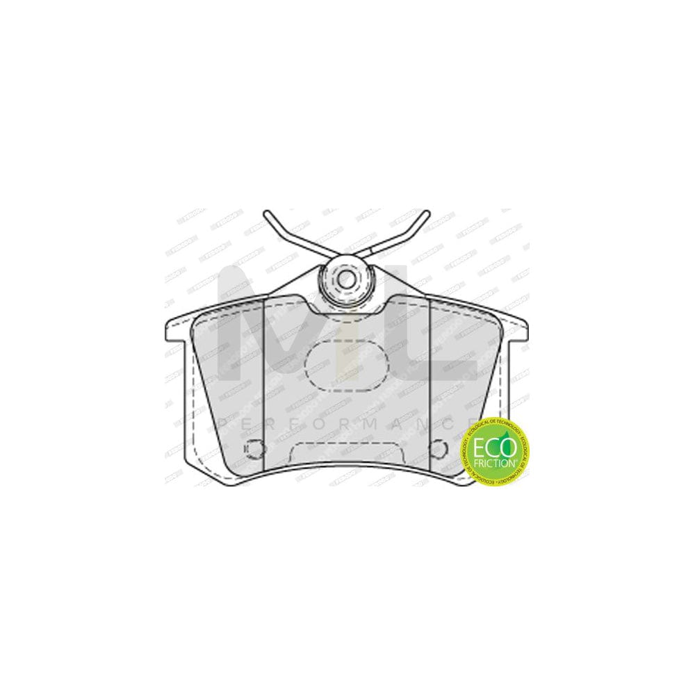 Ferodo Premier Eco Friction Fdb201 Brake Pad Set Not Prepared For Wear Indicator, Without Accessories | ML Performance Car Parts