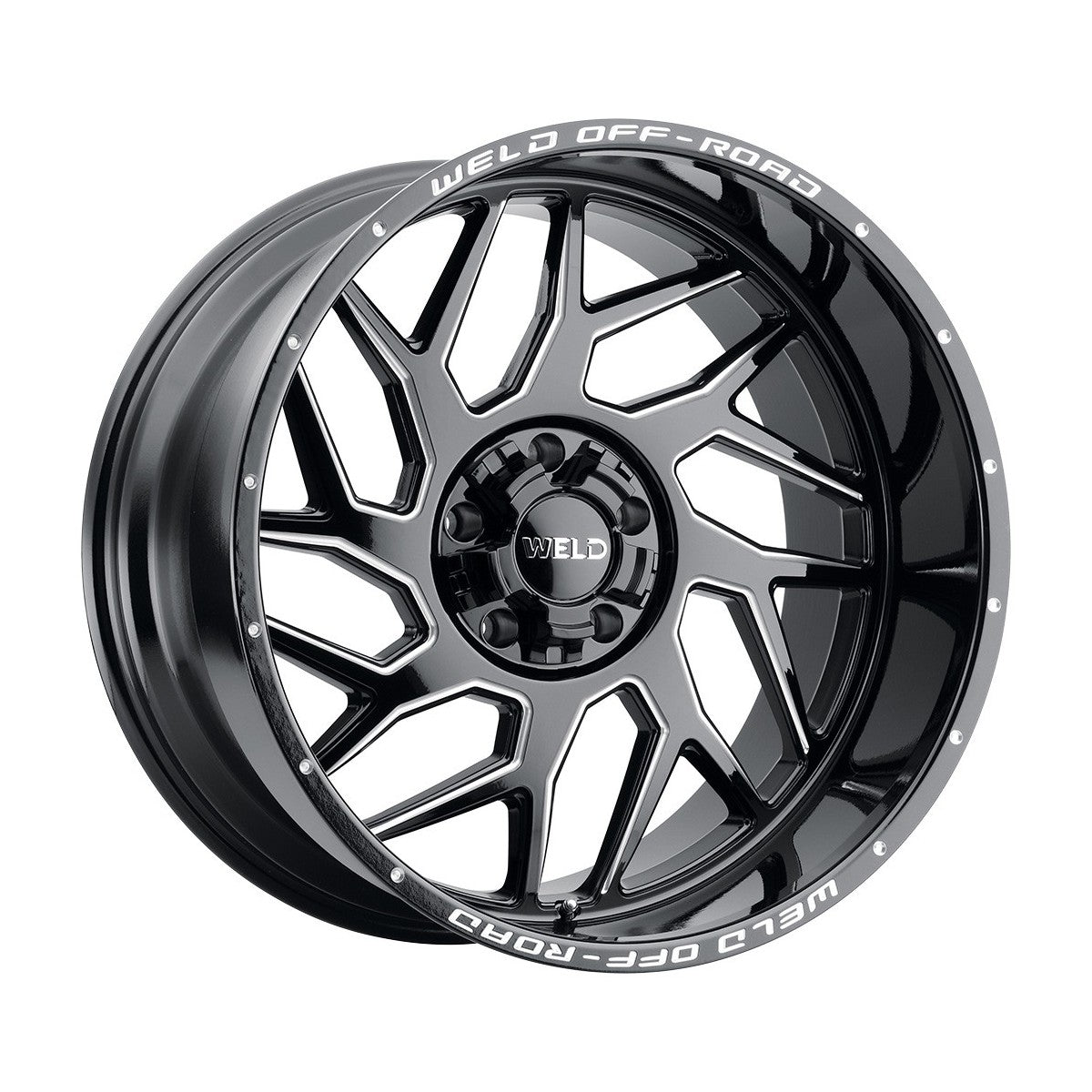 Weld W11722057475 Fulcrum W117 Wheel 22x12 5x127 ET-44 BS4.75 Gloss Black MIL