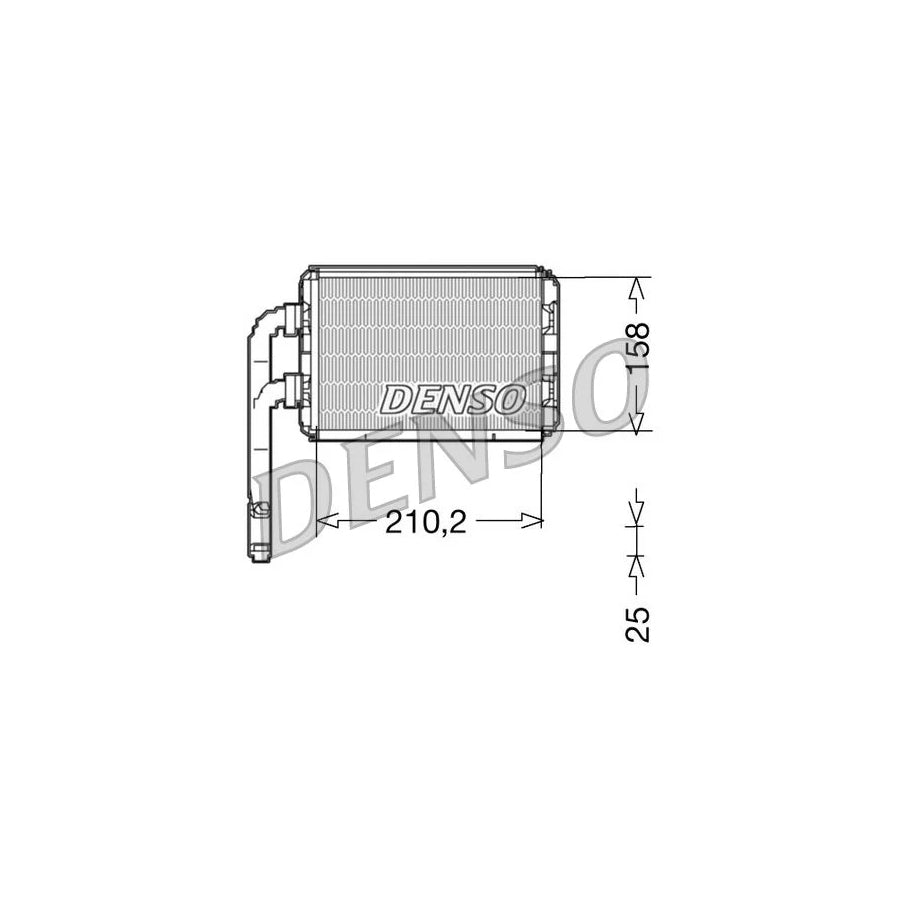 Denso DRR23016 Drr23016 Heater Matrix For Renault Twingo | ML Performance UK